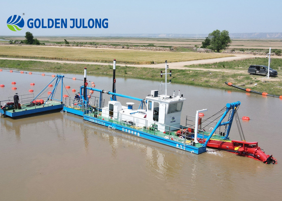 Hydraulic Cutter Suction Dredger For Easy Operation And Transport River Dredging Equipment JLCSD200