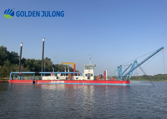 Cutter Suction Julong Dredger With Suction And Discharge Pipe Of 400 Mm JLCSD400