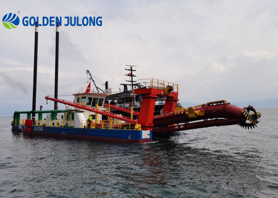 JULONG Dredger JLCSD500 Cutting Suction Dredger With Germany Simens PLC Control System