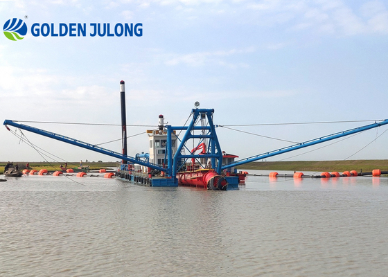 JULONG Dredger JLCSD500 Cutting Suction Dredger With Germany Simens PLC Control System
