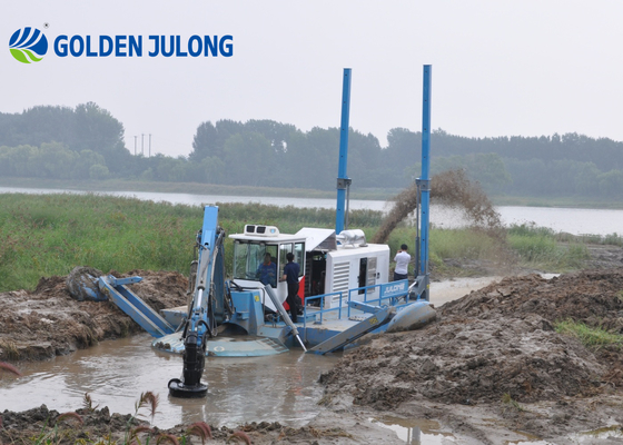 JULONG Amphibious Dredger for Low Cost Procurement and Accessory Processing JLAMD600