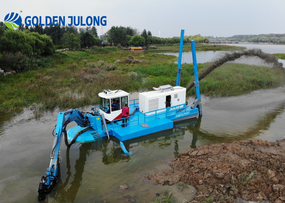 JULONG Amphibious Dredger for Low Cost Procurement and Accessory Processing JLAMD600