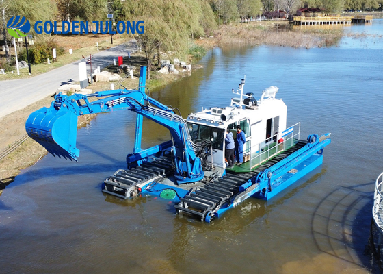 Crawler Type JLAME450 Watermaster Amphibious Dredger Multi Function For Easy Operation