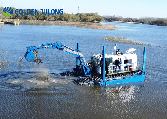 Crawler Type JLAME450 Watermaster Amphibious Dredger Multi Function For Easy Operation