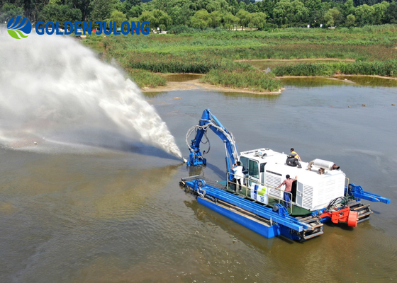Crawler Type JLAME450 Watermaster Amphibious Dredger Multi Function For Easy Operation