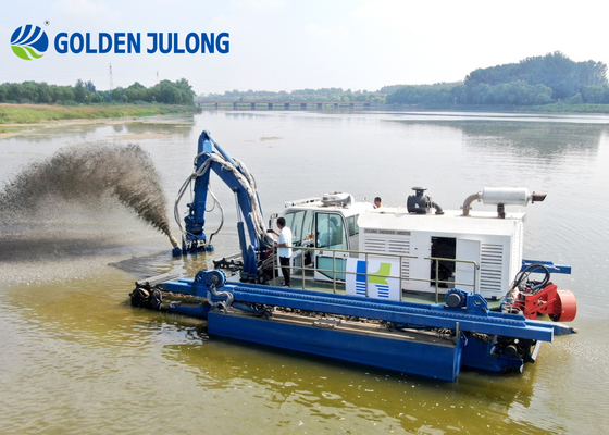 JLAME450 Amphibious Dredger With Crawler