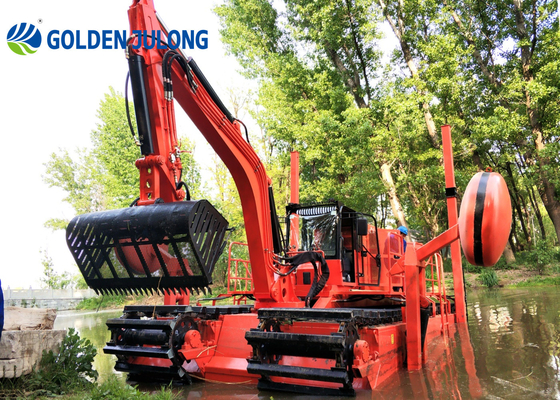 JLAME200 Amphibious Dredger Crawler Type Equipped Easy To Operate Julong Dredger