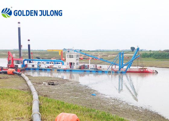 3500 M3/H Suction Dredger Ship JLCSD500 With Running Continuity