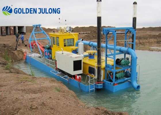Customizable Sand Mining Machine  Jet Suction Dredger For River Dredging Project