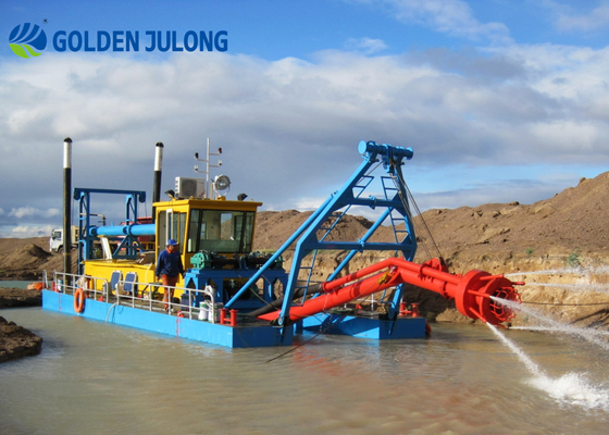 Special Superior Sand Mining Machine Jet Suction Dredger With 6m Dredging Depth