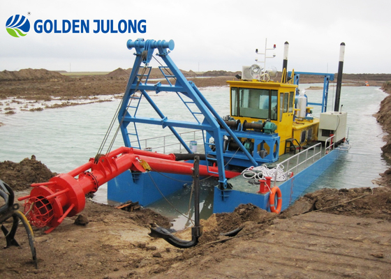 Special Superior Sand Mining Machine Jet Suction Dredger With 6m Dredging Depth
