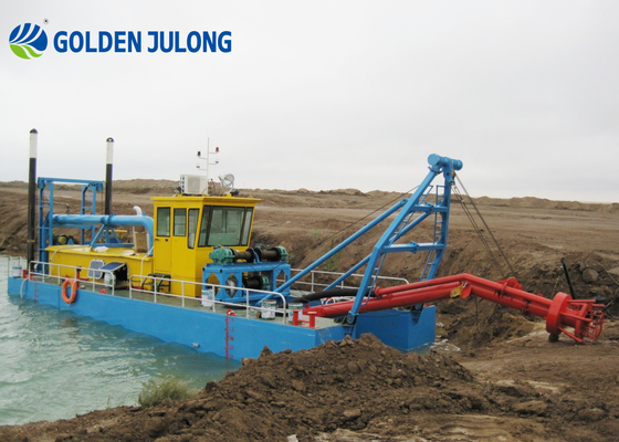 Special Superior Sand Mining Machine Jet Suction Dredger With 6m Dredging Depth