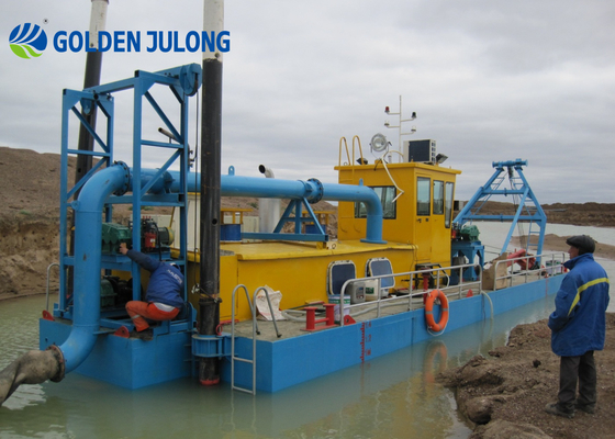 Special Superior Sand Mining Machine Jet Suction Dredger With 6m Dredging Depth