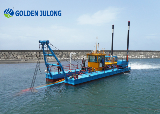 JULONG JLCSD250 Cutter Suction Dredger for Sand Mud Clay Dredging 800 m3/h