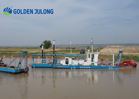 Modular Structure Sand Suction Dredger With 12 M Dredging Depth Sand Dredger Ship