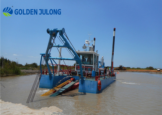 Modular Structure Sand Suction Dredger With 12 M Dredging Depth Sand Dredger Ship