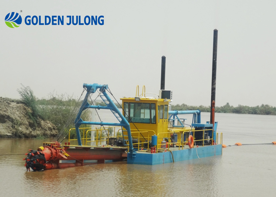 Depth 5 M Hydraulic Cutter Suction Dredger 500 M3/H With Economic Price