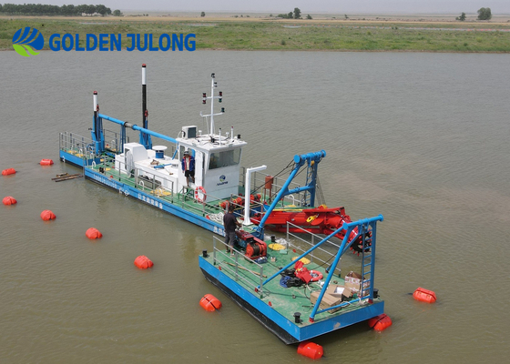 Depth 5 M Hydraulic Cutter Suction Dredger 500 M3/H With Economic Price