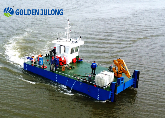 Multi Functional JLWB400 Work Boat Customized 1.2 M Draft