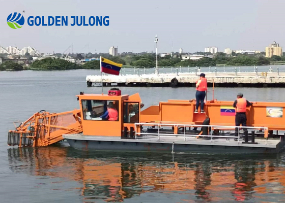 Garbage Collection Boat Trash Skimmer Boat For River Lake Sea Port Cleaning