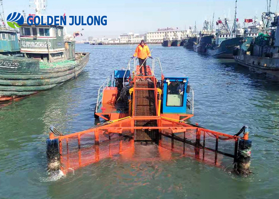 Garbage Collection Boat Trash Skimmer Boat For River Lake Sea Port Cleaning