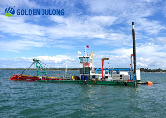 JULONG Brand 12 Inch Cutter Suction Dredger 1200 M3/H per il progetto di dragaggio fluviale