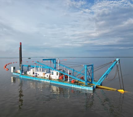 River Dredging Job in South America