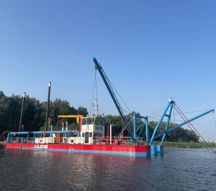 JLCSD400 Dredger Works in Russia