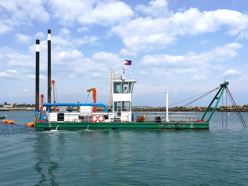 JLCSD300 12 Inch Hydraulic Cutter Suction Dredger 1400 m3/h for River Sand Mining