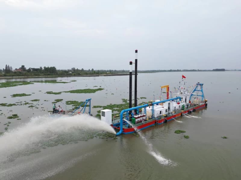 JLCSD400 16 Inch Cutter Suction Dredger 2500 m3/h for River Sand Mining