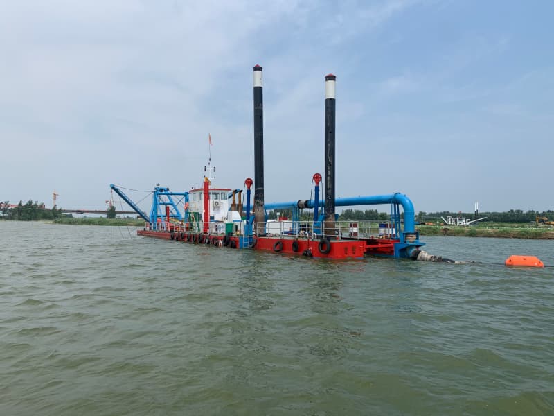 JLCSD400 16 Inch Cutter Suction Dredger 2500 m3/h for River Sand Mining