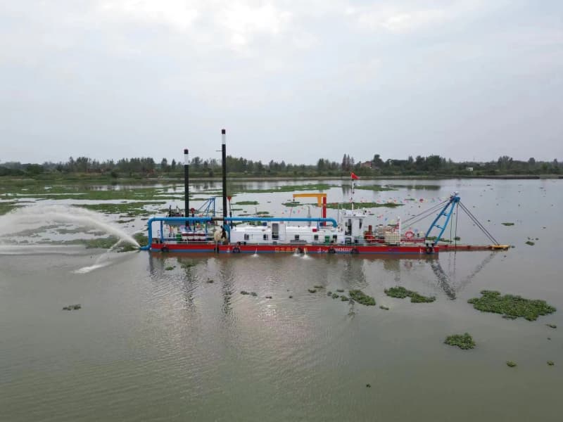 JLCSD400 16 Inch Cutter Suction Dredger 2500 m3/h for River Sand Mining