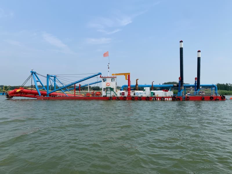JLCSD400 16 Inch Cutter Suction Dredger 2500 m3/h for River Sand Mining