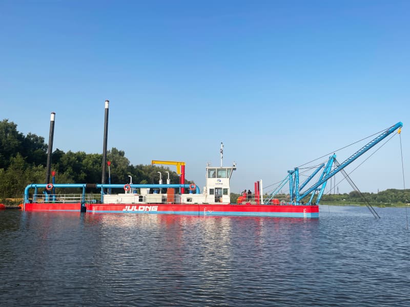 JLCSD400 16 Inch Cutter Suction Dredger 2500 m3/h for River Sand Mining