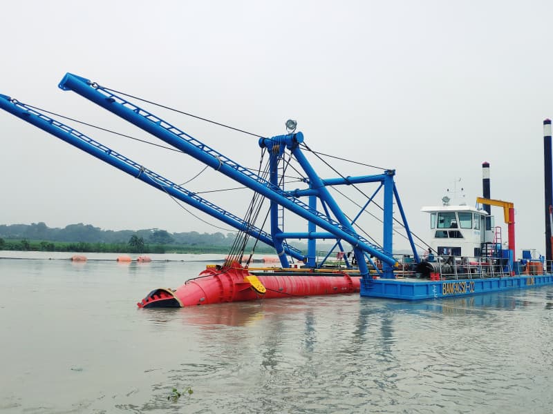 JLCSD500 20 Inch Hydraulic Cutter Suction Dredger 4000 m3/h for Dredging & Mining