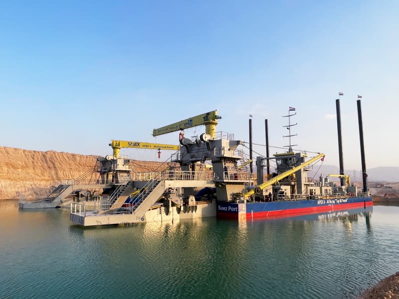 JLCSD750 Big Cutter Head Suction Dredger 8000 m3/h for Sea River Lake Dredging and Mining