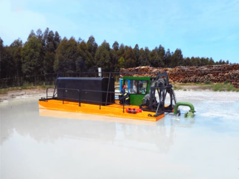 Hydraulic Propelled Auger Head Suction Dredger for River Lake Pond Dredging
