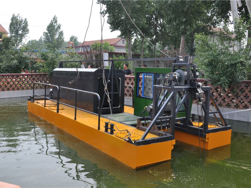 Hydraulic Propelled Auger Head Suction Dredger for River Lake Pond Dredging
