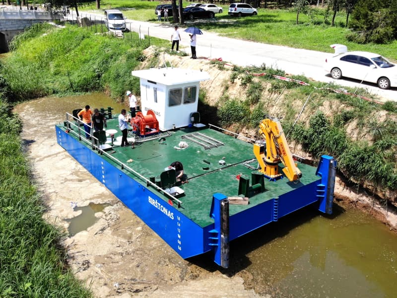 Multi Function Work Boat Service Transport Pusher Barge Tug Boat