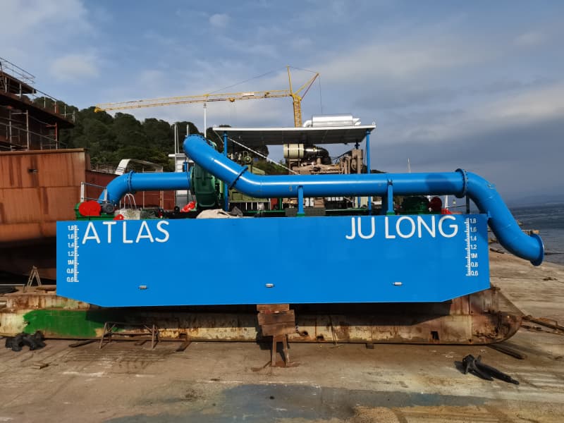 Floating Pump Station Pump Booster to Extend the Dredger Discharge Distance