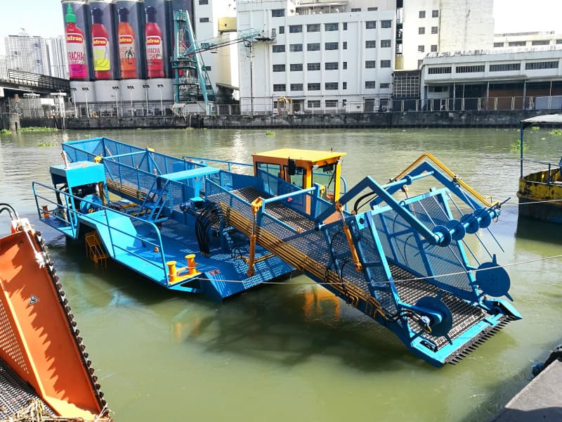 Automatic Water Cleaning Ship/ Aquatic Weed Harvester/Trash Skimmer Boat