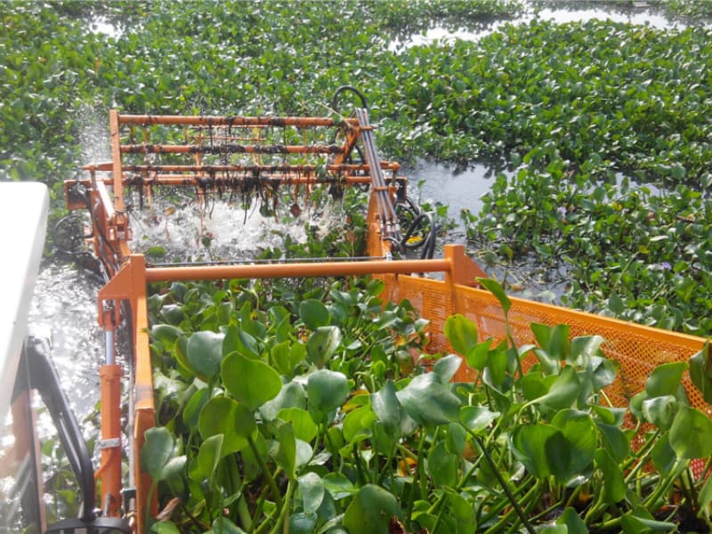 Automatic Water Cleaning Ship/ Aquatic Weed Harvester/Trash Skimmer Boat