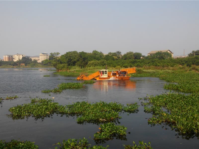 Automatic Water Cleaning Ship/ Aquatic Weed Harvester/Trash Skimmer Boat