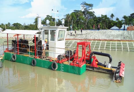 Auger Head Suction Dredger