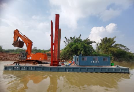 Backhoe Working Platform