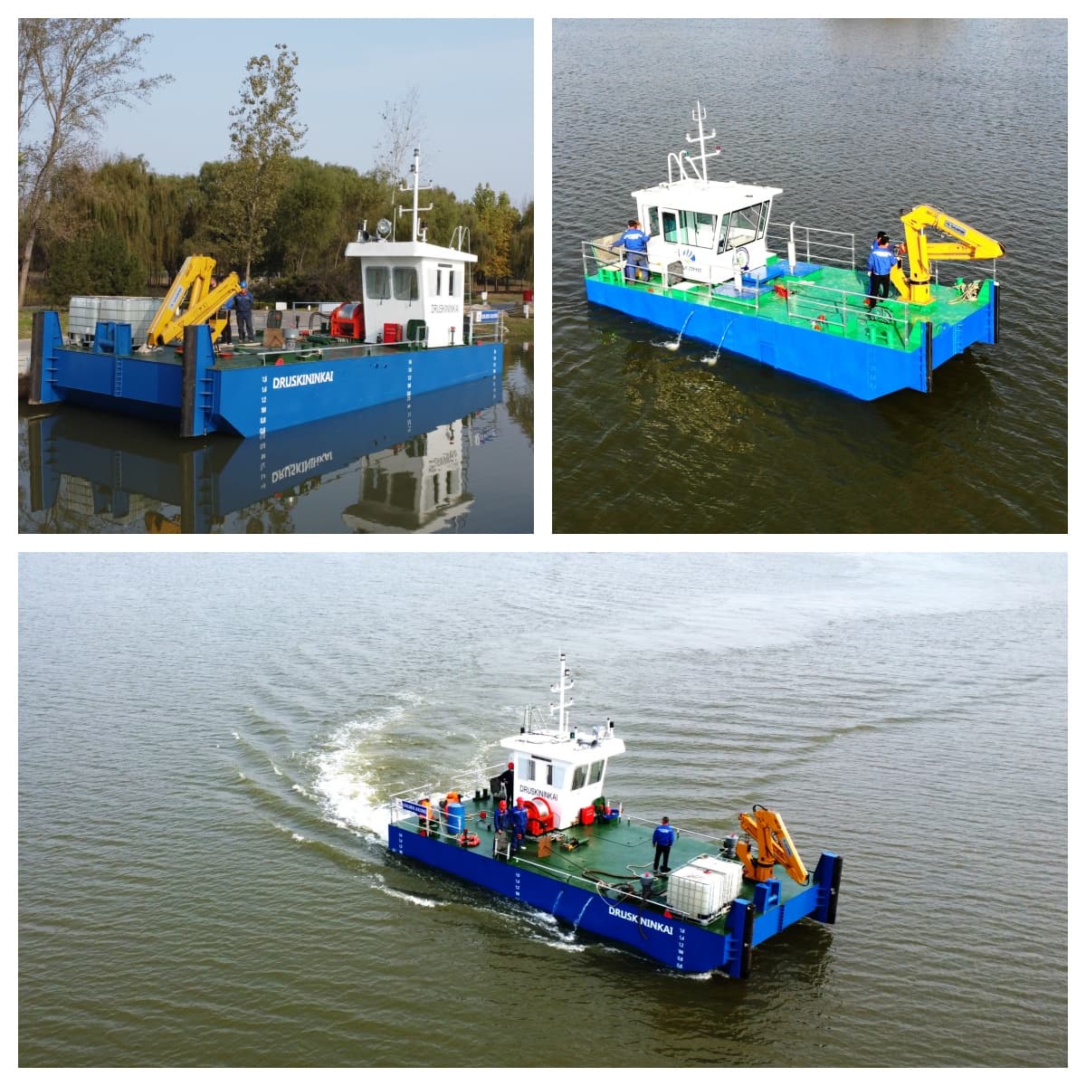 Multi Function Work Boat Service Transport Pusher Barge Tug Boat