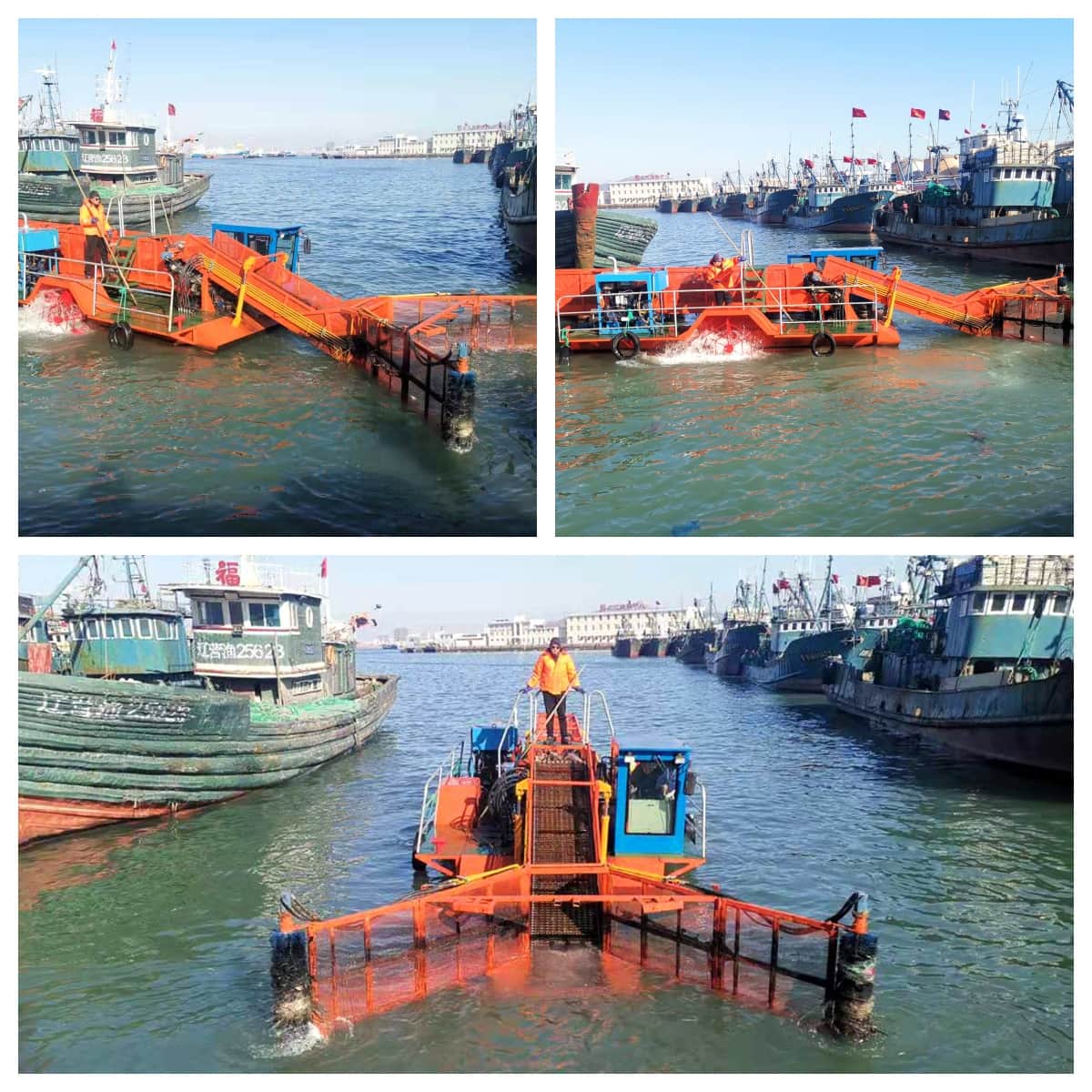 Fully Upgraded Cleaning Boat Trash Skimmer Boat for Water Environment Protection
