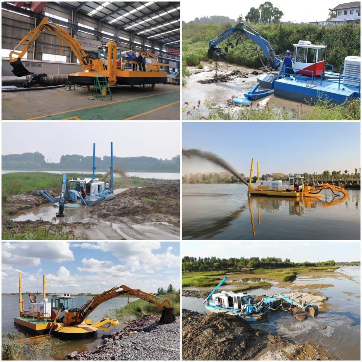 Amphibious Mutli-Functional Dredger (900 M3/h) with Suction Pump/Bucket Amphibious Mutli-Functional Dredger (900 M3/h) with Suction Pump/Bucket