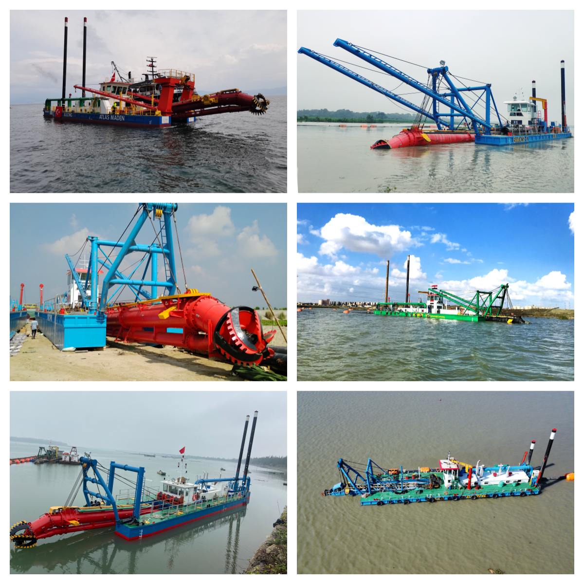 JLCSD400 16 Inch Cutter Suction Dredger 2500 m3/h for River Sand Mining