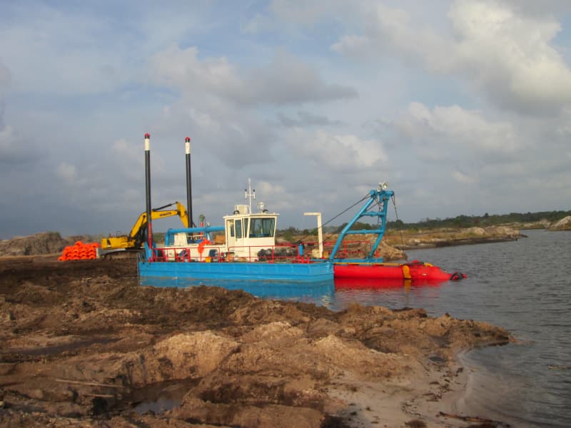 JLCSD250 Efficient Sand Suction Dredger 800 m3/h River Dredger for Mining Dredging